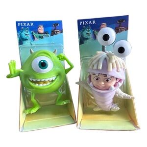 Pixar Mini Vinyl Figures Lot Mike Wazowski Boo Monster Inc CultureFly New